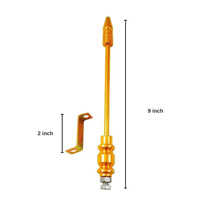 DECTEMS Golden Car Flag Rod – Judgment Rod/Corner Rod – Universal Fit for All Car Models – Durable and Stylish Vehicle Accessory - Image 2