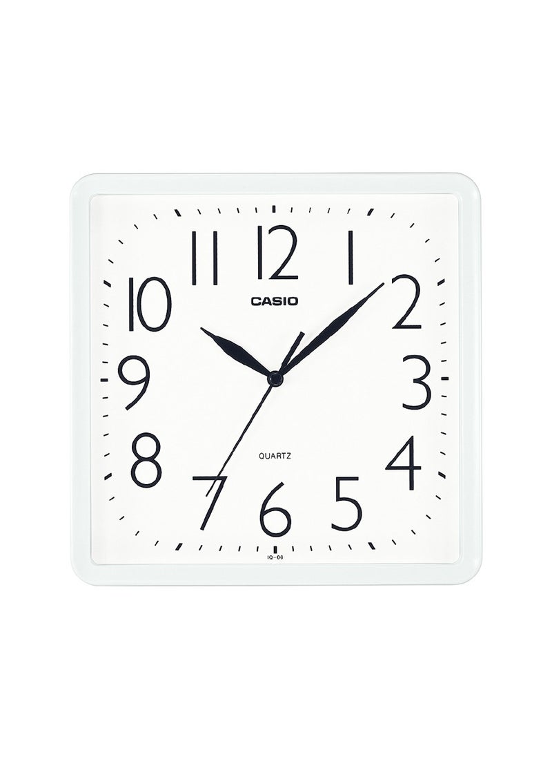 Wall clock Home Décor Analog Square Shape White Dial Case Material Resin IQ-06-7DF