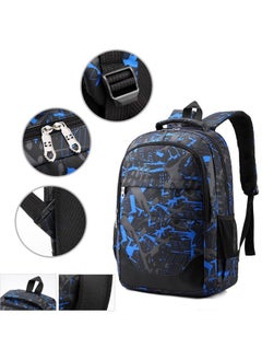GGEROU 3Pcs School Bags,Children School Backpack,School Bags for Teenagers,Large Capacity Backpack,Waterproof Backpacks,3 in 1 School Bag,Lunch Bag and Pencil Case  - Image 4