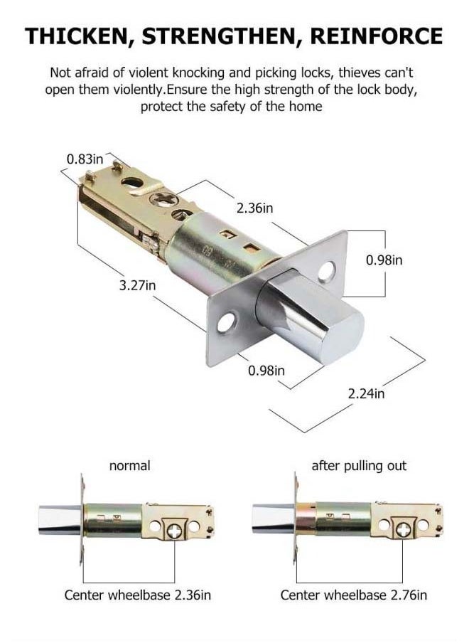 Generic - Fully automatic door lock, password swipe card, automatic locking, home entry door lock, Tuya fingerprint password smart lock - Image 1