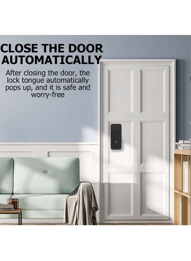 Generic - Fully automatic door lock, password swipe card, automatic locking, home entry door lock, Tuya fingerprint password smart lock - Image 1