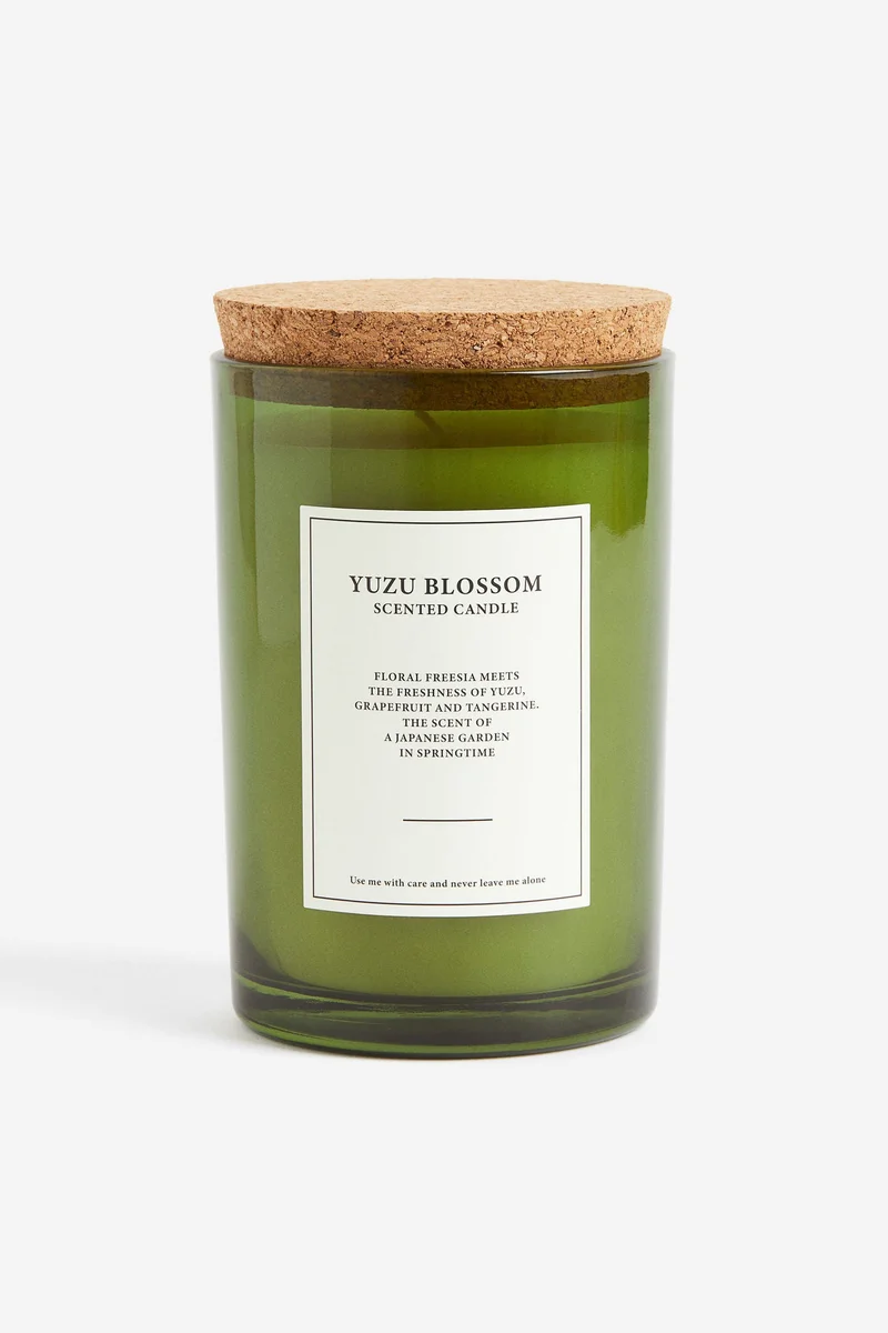 H&M Large cork-lid scented candle