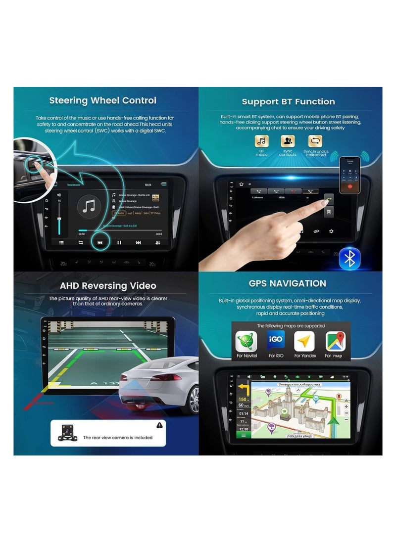 SHEZA STAR - Android Car Stereo for Suzuki Ertiga 2019-2023 6GB RAM 128GB ROM 9 Inch Support SIM Card, Apple Carplay, MirrorLink WiFi BT, 2.5D IPS Touch Screen with AHD Camera Included - Image 1