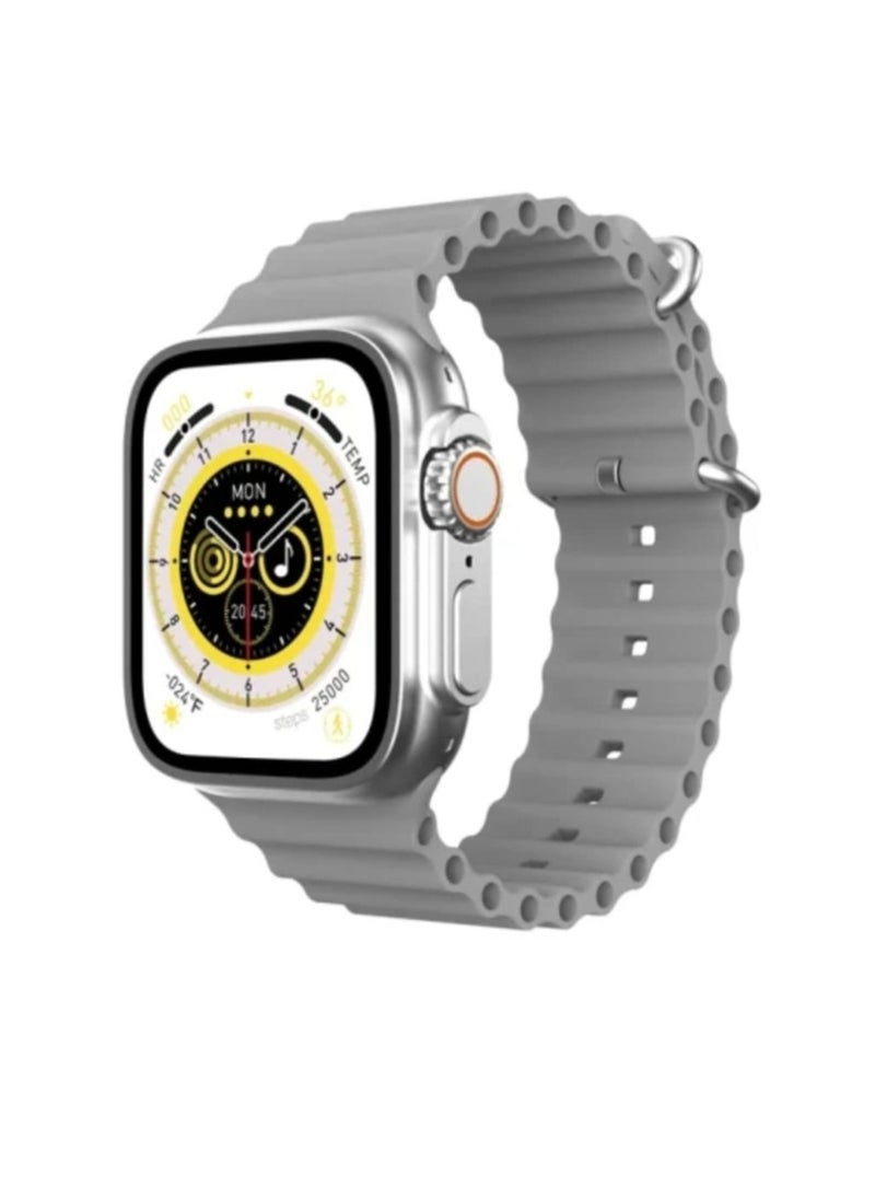 HW Smart Watch HW9 Ultra Max Fitness Tracker Sport Health  Watch With 3 Replacement Band Multicolour  - Image 3