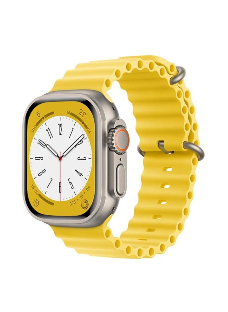 HW Smart Watch HW9 Ultra Max Fitness Tracker Sport Health  Watch With 3 Replacement Band Multicolour  - Image 2
