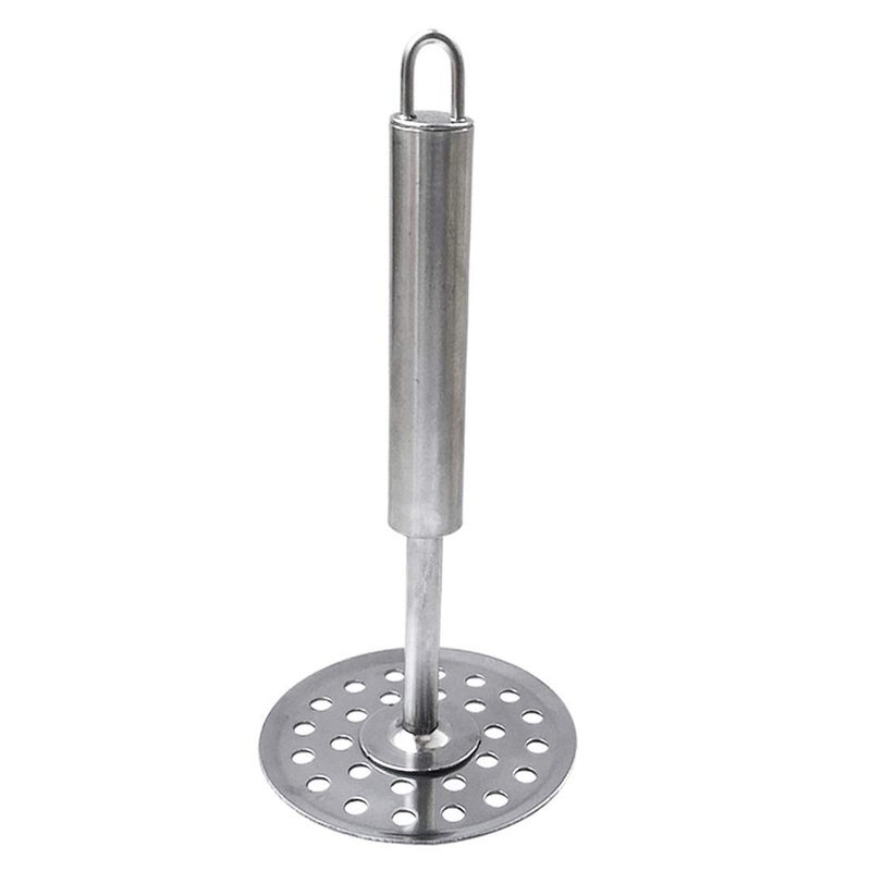 SATMPD Stainless Steel Square Shape Potato Masher Vegetable Paw bhaji Masher for Kitchen with Steel Pipe Handle (MasherWithHook) - Image 5