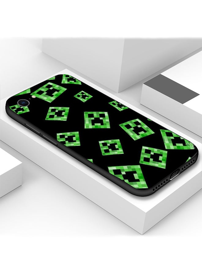 Generic - Protective Shockproof Case Cover For Minecraft Creeper funny iPhone 15 Pro Max GYB52 Drawing - Image 1