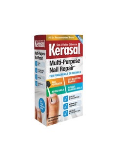 Kerasal Multipurpose Nail Repair Nail Solution For Discolored And Damaged Nails 0.43 Fl Oz  - Image 1
