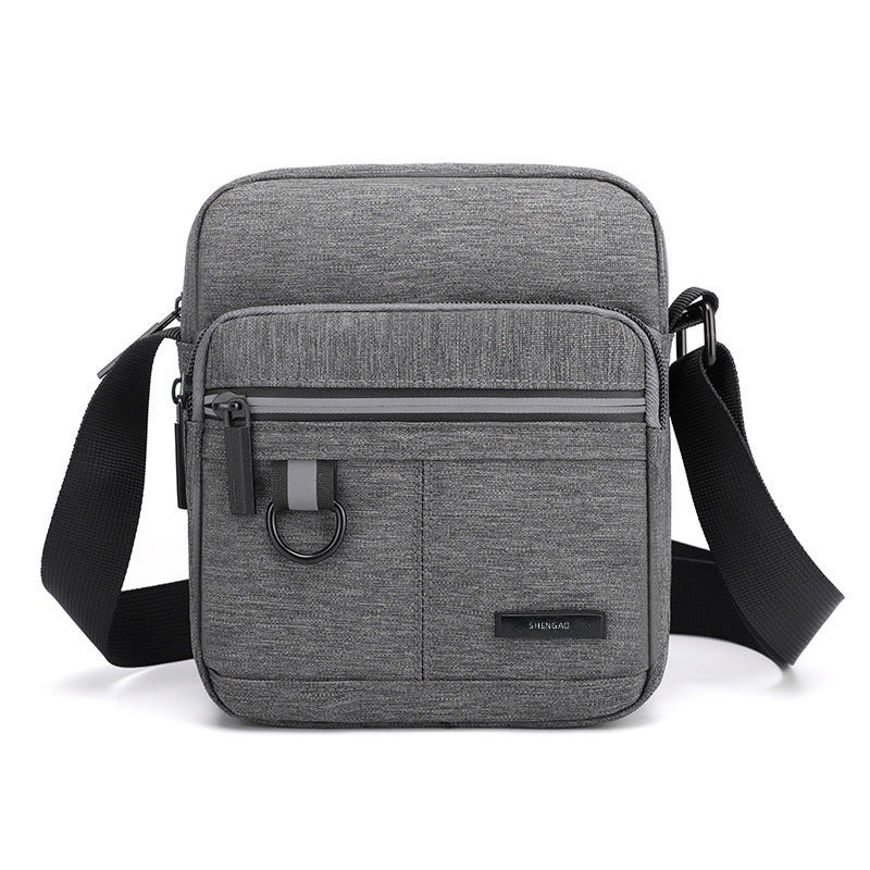 Men's Business Oxford Cloth Shoulder Bag - Simple Casual Large Capacity Crossbody Briefcase