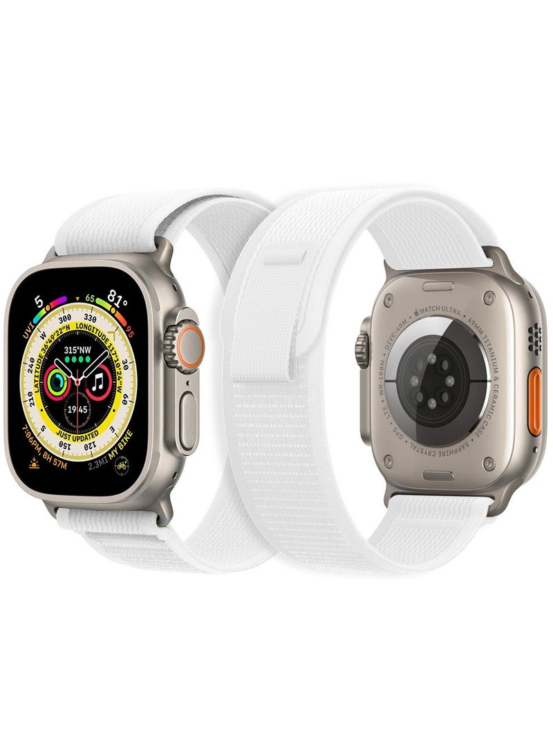 Apple Watch Strap 49 mm 45 mm 44 mm 42 mm Band Trail Loop Stretchy Soft Nylon Band Adjustable Sports Strap for Apple Watch Ultra 2 Series 9/8/7/SE/6/5/4/3/2/1 - Image 1