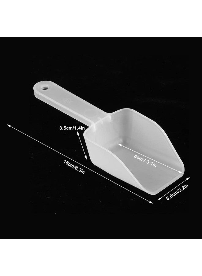 klarako 8Pcs Mini PP Plastic Scoop Ice Scraper Shovel for Food Nut Flour Dessert Home Kitchen Use - Image 4