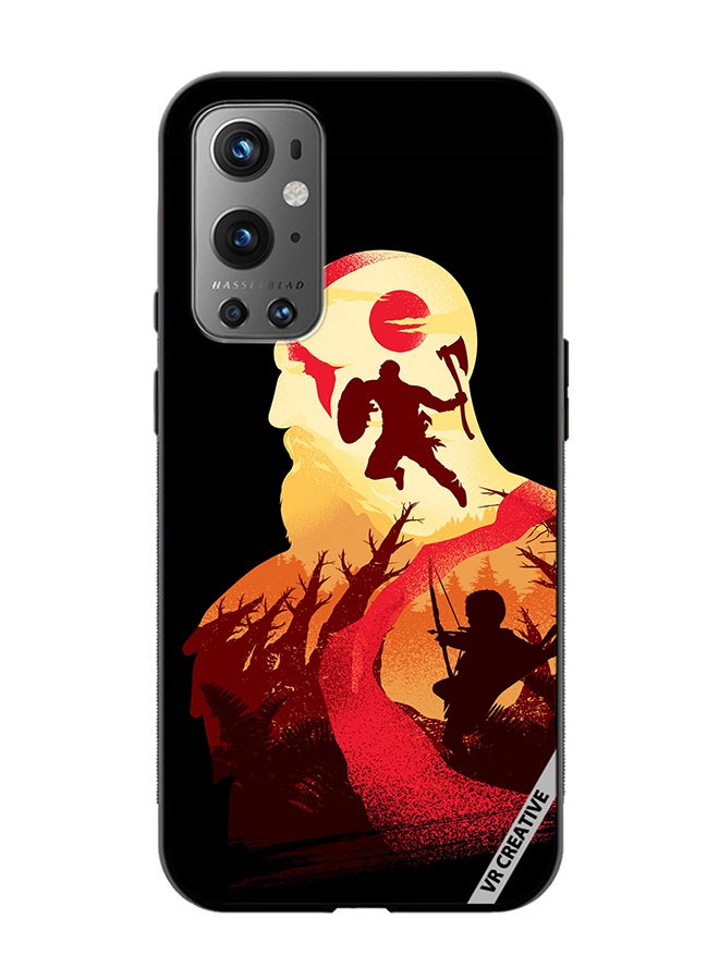 VR CREATIVE Protective Case Cover For OnePlus 9 Pro God Of War Design Multicolour - Image 1