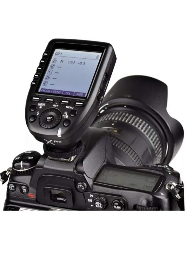 Godox XPROC 2.4G Wireless Flash Trigger, High Speed Sync Flash Transmitter, Extra Large LCD Screen Flash Control Trigger With Stable And Seamless Connection, (XPROC, For Canon Camera)  - Image 3