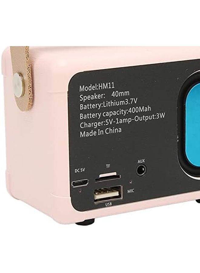 Retro Portable Speaker Vintage Design For Home Outdoors Travel Color 4 - Image 4