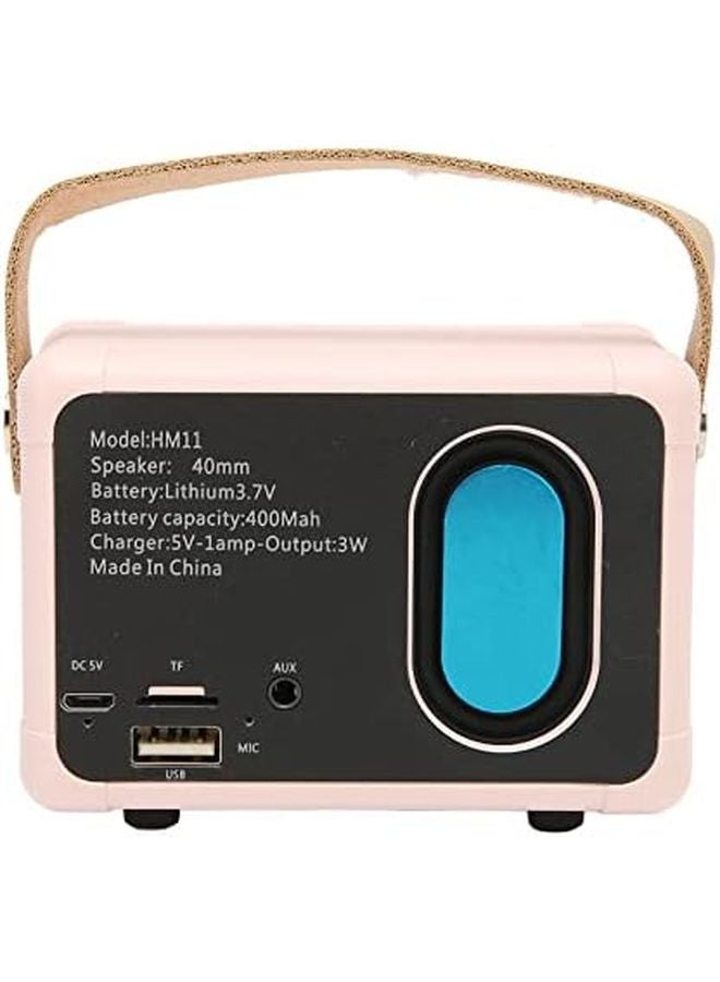 Retro Portable Speaker Vintage Design For Home Outdoors Travel Color 4 - Image 5