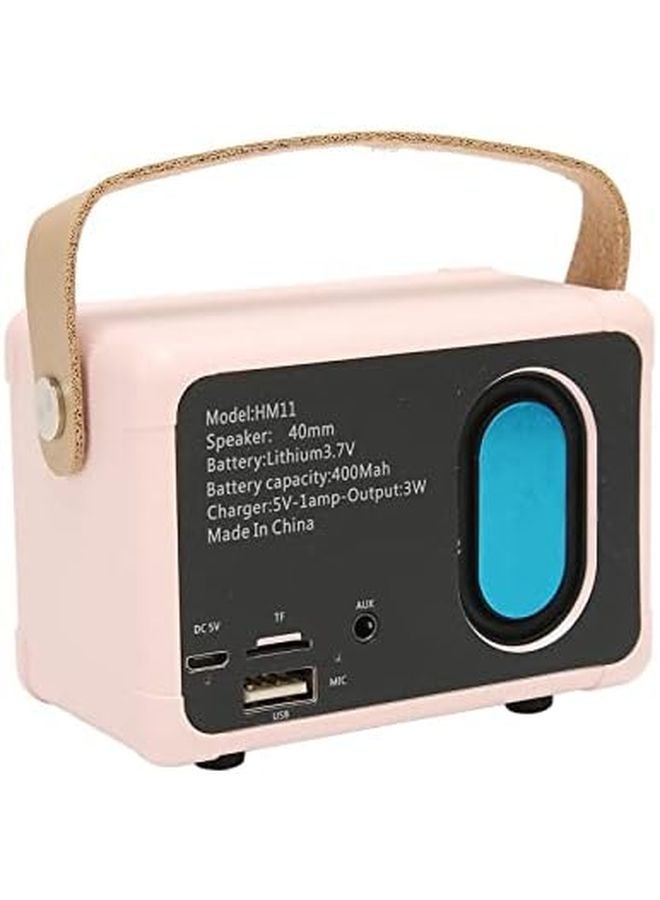 Retro Portable Speaker Vintage Design For Home Outdoors Travel Color 4 - Image 3