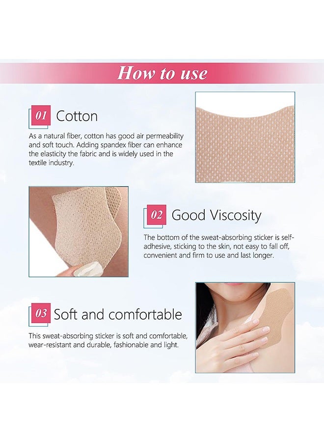 إم إكس إن 30 قطعة من وسادات العرق تحت الإبط للاستعمال مرة واحدة - وسادات عرق تحت الإبط غير مرئية ذاتية اللصق مضادة للتعرق، وسادة منع مزيل العرق، ملصقات مضادة للتعرق للإبط للنساء والرجال تقلل من عرق الإبط - Image 3