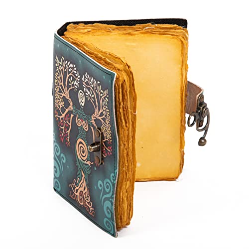 CRAFT JUNKY Vintage Leather Journal Diary for Women and Men Travel Diary Notebook for Writing Deckle Edge Paper Dairy - Image 4