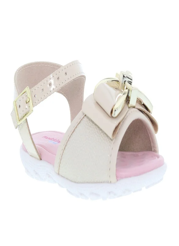 موليكينها MOLEKINHA Sandals with Back strap For Girls, Beige