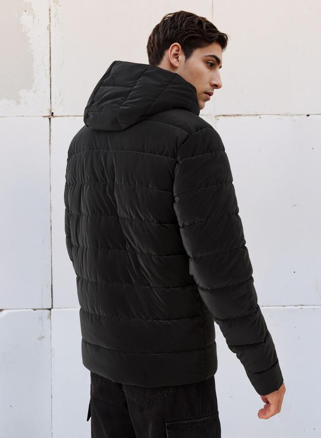 كابا جاكيت رجالي مبطن بغطاء رأس من كابا - Image 3