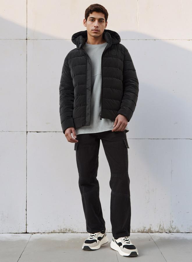 كابا جاكيت رجالي مبطن بغطاء رأس من كابا - Image 2