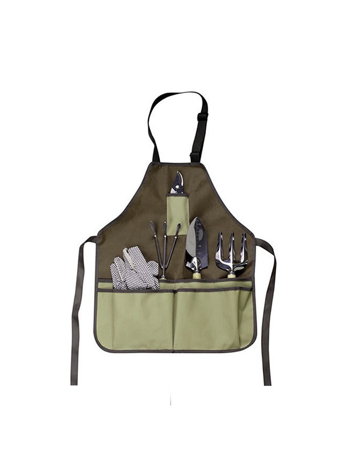 Generic Gardening Apron with Pockets Oxford Cloth - Image 1