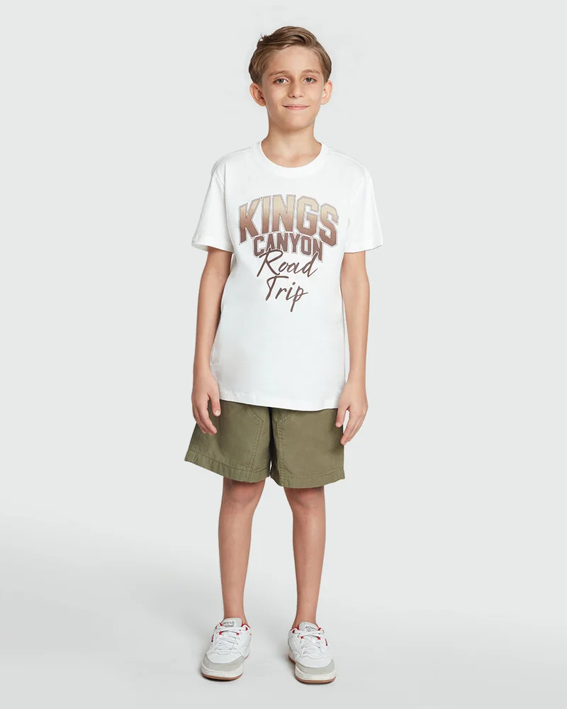 Ovs Olive Drab Shorts With Patch Details – OVS