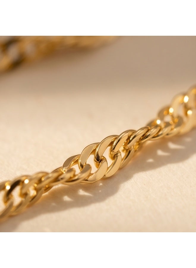 BAFLEH JEWELLERY Experience the Perfect Blend of Comfort and Luxury with 21K Lightweight Gold Chains by Bafleh Jewellery - Image 4
