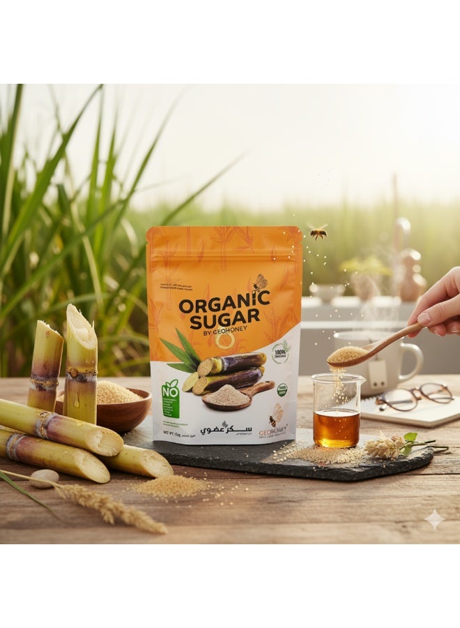 Organic & Botanic Premium Organic Cane Sugar, Geo Honey, 2 kg - Image 2