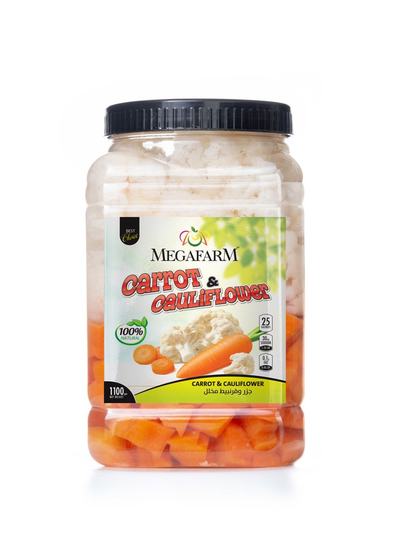 Megafarm Pickled Carrot and Cauliflower 1100gm  - Image 1