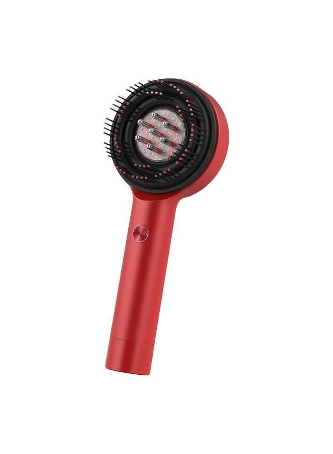 2-in-1 Electric Scalp Massager with LED Red Light – Hair Growth Therapy, Waterproof & Portable Head Massage Brush, Assorted Colors - Image 1