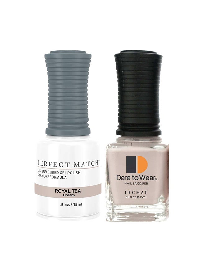 Lechat Soak Off Gel Nail Polish UV LED Gel Polish Royal Tea PMS224 - Image 1