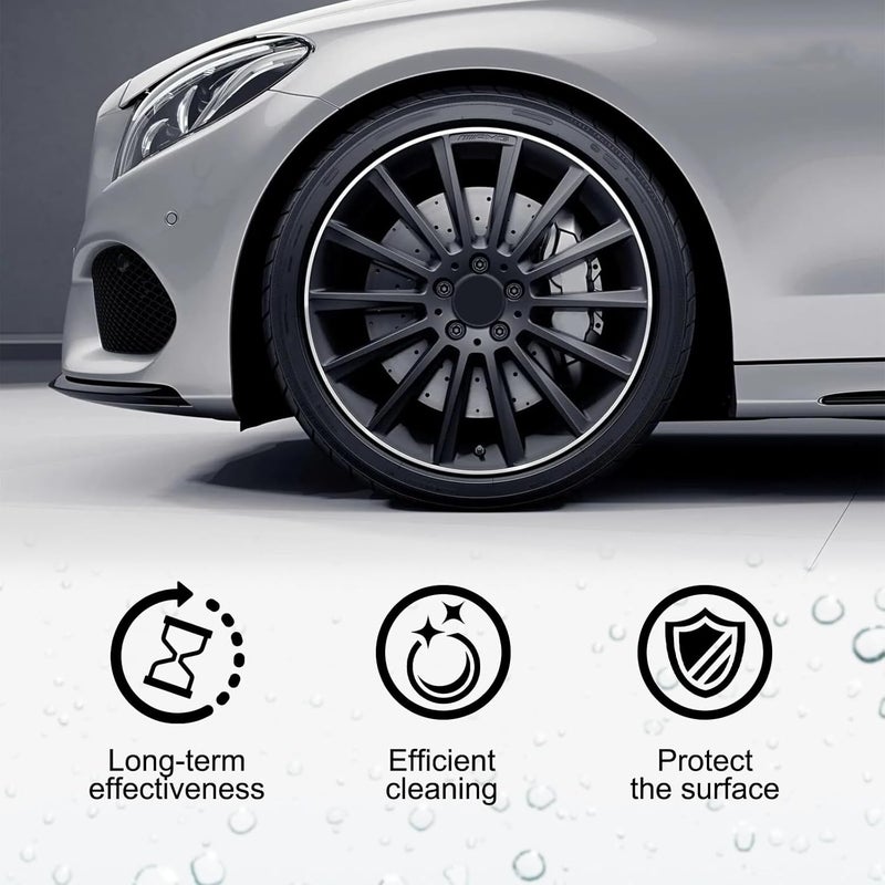 JDLYEVER Tire Coating Wax 100g Superior Tire Cleaning Clean & Shiny, Rust Removal and Conversion, Deep Penetration, Long-lasting Protection, Enhances Appearance, Removes Dirt, Grime, Rust, and Stains - Image 3