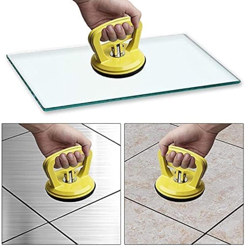 Careflection رافعة شفط مطاطية ثقيلة لتحريك دنت السيارة الصغيرة وإصلاحها، أداة فتح شاشة LCD مع مقبض - منزل، زجاج، كمبيوتر، هاتف محمول وحامل جهاز لوحي (متعدد) (3) - Image 5