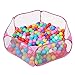 Jacone Portable Cute Hexagon Children Ball Pit Indoor and Outdoor Easy Folding Ball Play Pool Kids Toy Play Tent with Carry Tote Balls Not Included Pink - Image 2