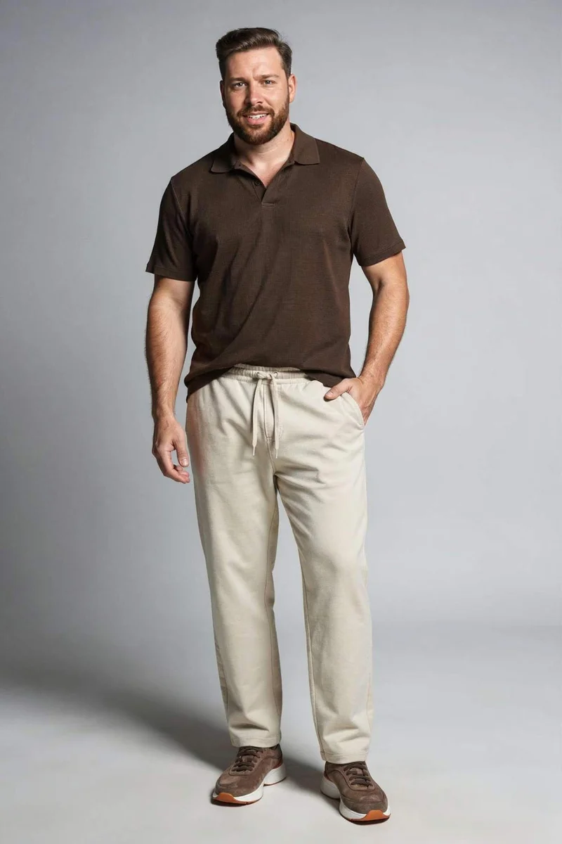 DeFacto Plus Size Regular Fit Trousers
