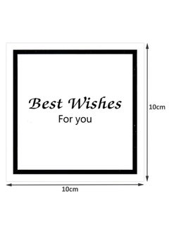 60pcs Decorative Greeting Stickers for Gift Boxes, Large 10 x 10cm Self Adhesive Best Wishes for You Greetings Labels for Packaging Cake Baking Gift Box Sealing - pzsku/Z7DB703ACDDD74E92D997Z/45/_/1662543792/392c857c-4356-4897-b877-8b7317a22ba2