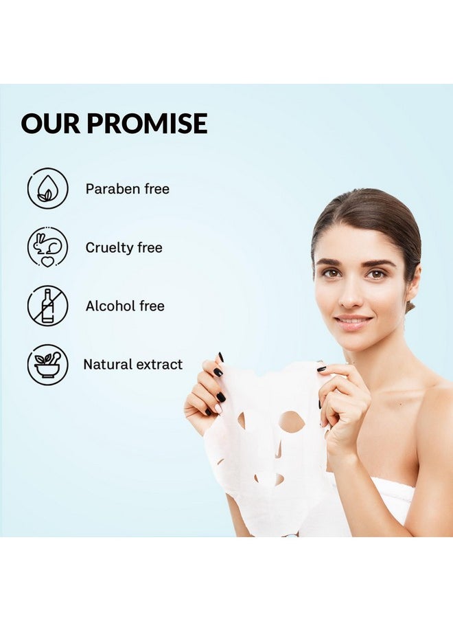 MIRABELLE Cosmetics Korea Crystal Clear Skin Facial Sheet Mask Combo Pack Of 10  - Image 4
