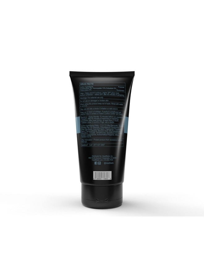 HeadBlade - Headlube Spf 50 Men'S Lotion And Sunscreen No Greasiness Formulated For Face Body & Scalps With Antiaging Properties Water Resistant For 80 Minutes 5 Fl Oz - Image 1