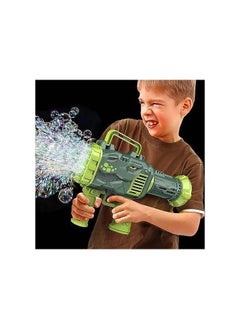Generic 32 Hole Bubble Gun Bubble Machine, Automatic Bazooka Bubble Machine Gun Electric Bubble Blower Blaster for Boys and Girls  - Image 1