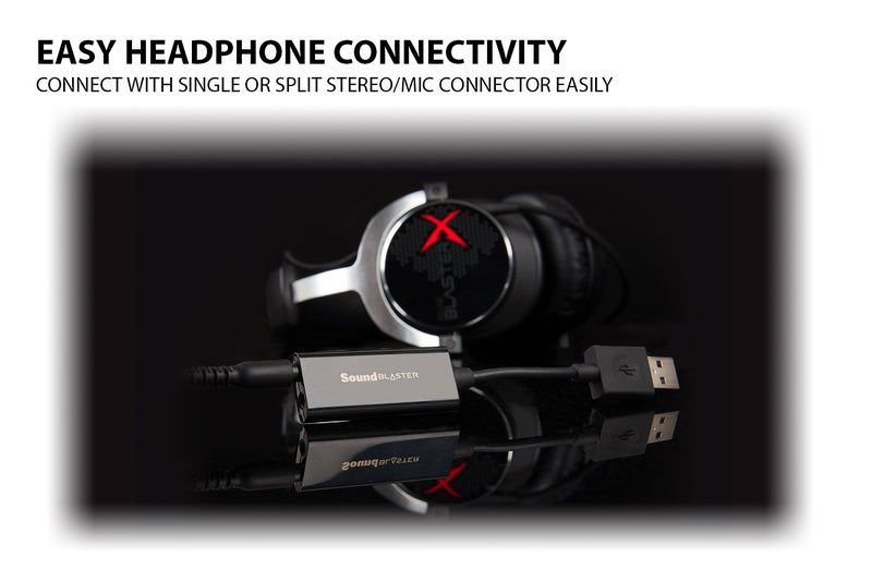Creative كرييتف ساوند بلاستر بلاي! 3 USB DAC أمب وكرت صوت خارجي لويندوز وماك. بلج آند بلاي (لا حاجة لتعريفات). ترقية إلى تشغيل 24-بت 96khz - Image 4