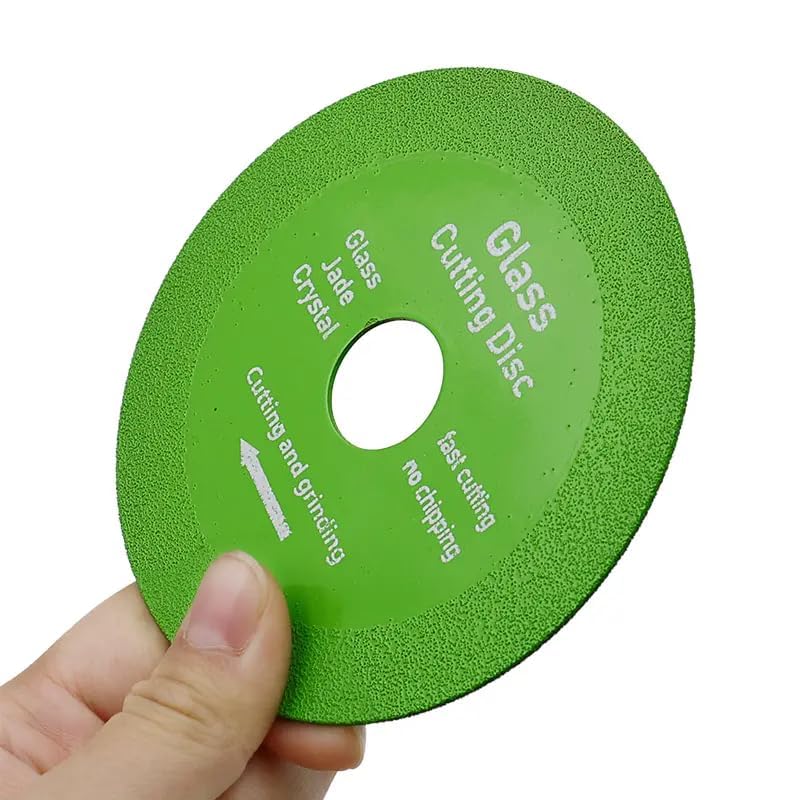 Self Lub 4-Inch Diamond Glass Cutting Disc – Ultra-Thin Ceramic Saw Blade for Angle Grinder – Smooth Cutting & Grinding of Glass, Crystal, Wine Bottles, Porcelain, and Tile (1PC) - Image 1