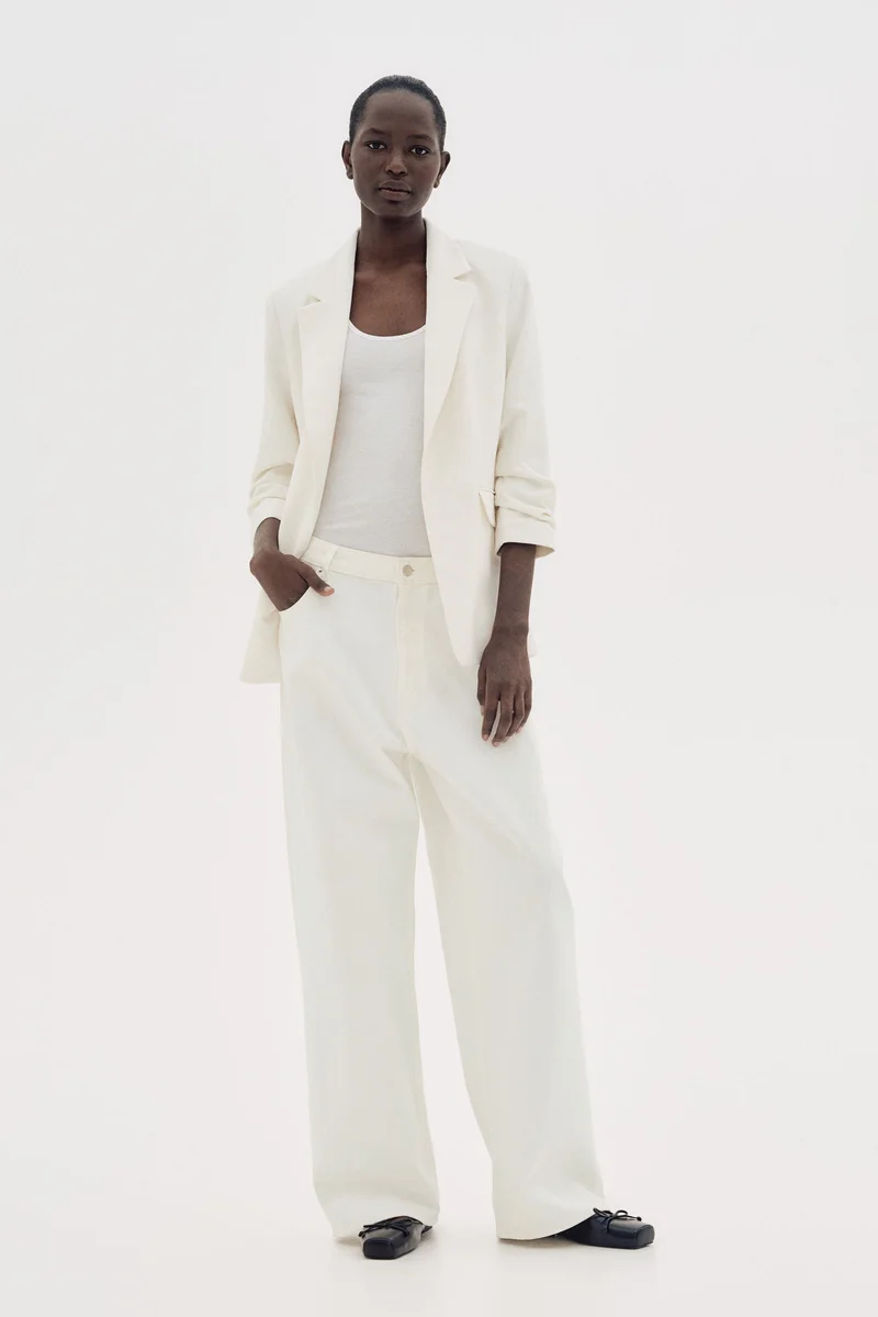 اتش اند ام بليزر بتصميم أكمام متجمعة