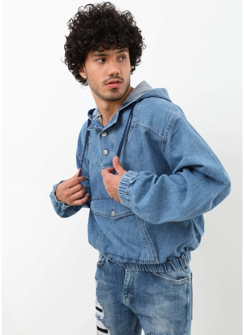Banny Jeans Men's Jean Sweatshirt Blue