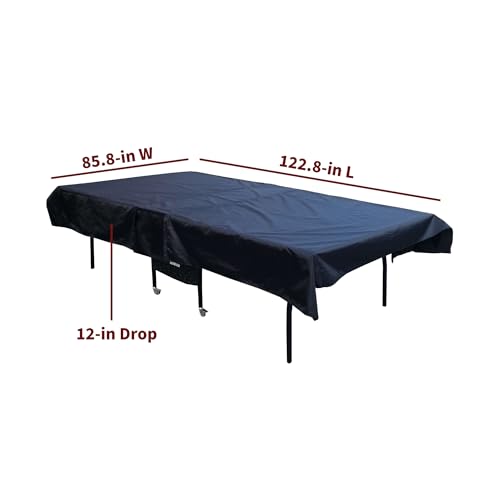 Hathaway Polyester Table Tennis Cover, Black - Image 2