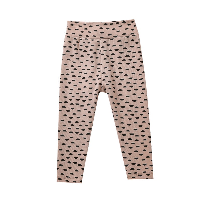 Ins Simple Western Style Baby Pants Bottom Cute Super Cute Baby Girl Pure Cotton High Waist Belly Protecting Leggings - Image 1
