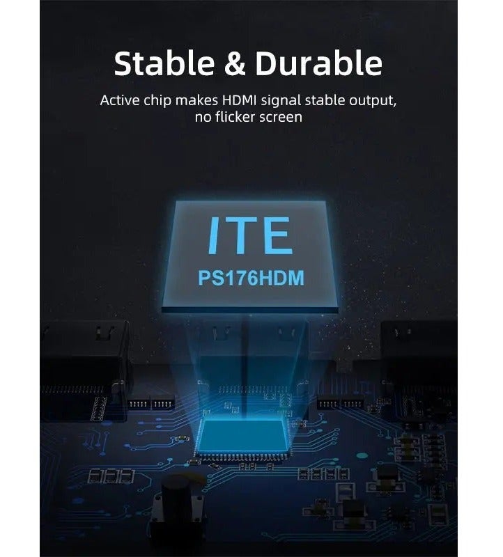 كابل تايم محول كابل تايم من USB من النوع C إلى HDMI بدقة 4K 60 هرتز - Image 3