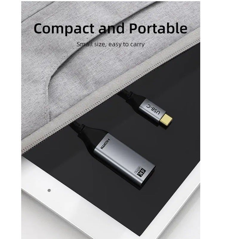 كابل تايم محول كابل تايم من USB من النوع C إلى HDMI بدقة 4K 60 هرتز - Image 4