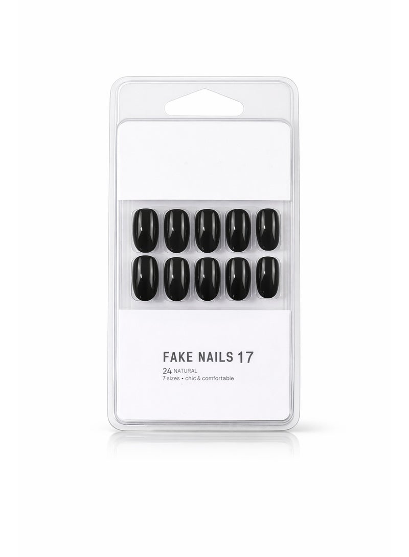 Eworld 24pcs Purple French Press On Nails Rhinestones Fake Nails Star Diamond False Nails - Image 1
