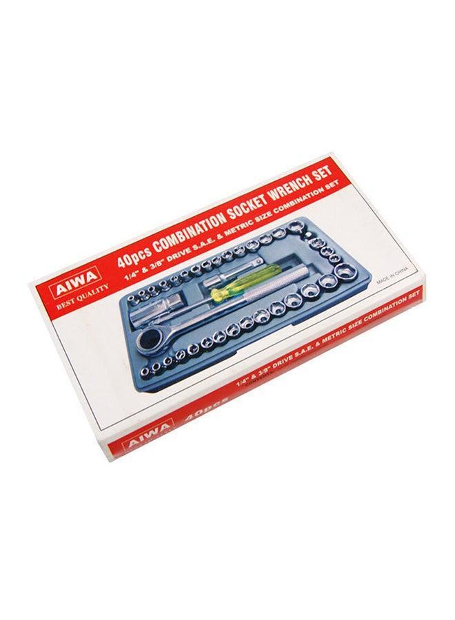 40-Piece Automotive Mechanics Tool Set - Image 2